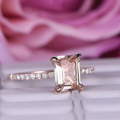 Fresh Pink Women's Artificial Diamond Ring