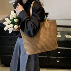 Woven Beach Tote Straw Bag
