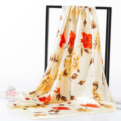 Satin Square Silk Scarf