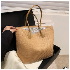 Woven Beach Tote Straw Bag