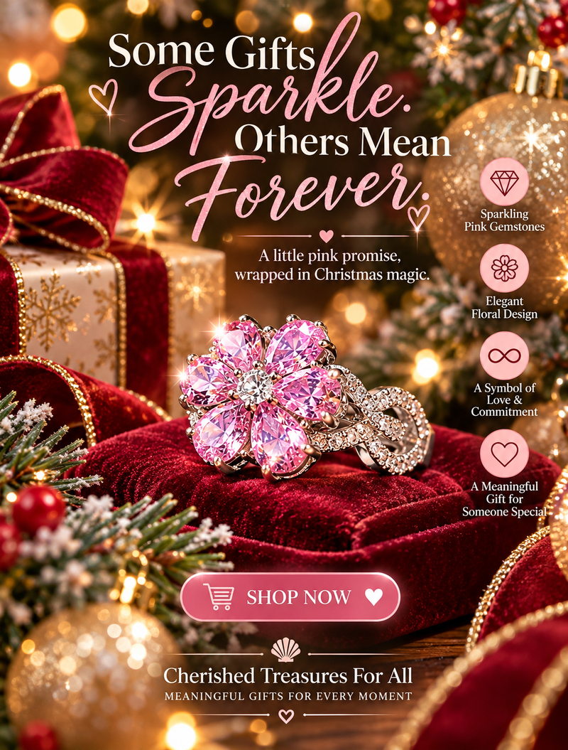 ImperaJewels™ Eda's Promise Ring with Pink Zirconia