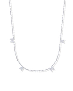 PAVOI Rhodium Plated Mama Pendant Necklace for Women | Mother Day Gift Chain | Dainty Gold Chain Necklace for Moms