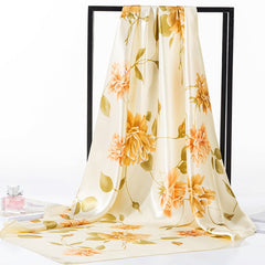 Satin Square Silk Scarf