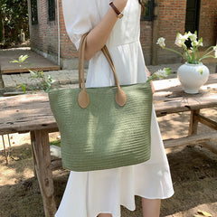 Woven Beach Tote Straw Bag