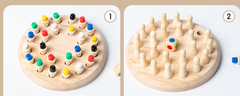 Wooden Memory Chess Puzzle Toy