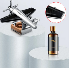 Solar Airplane Car Perfume Ornament