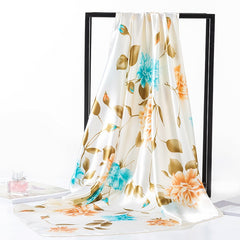 Satin Square Silk Scarf