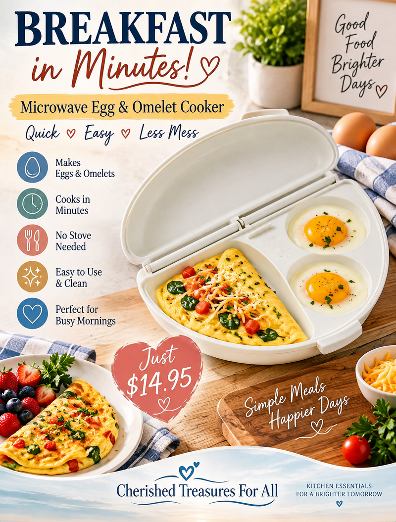 Microwave Egg & Omelet Cooker | Quick Breakfast Maker