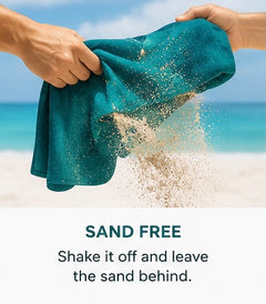 SUNY Microfiber Beach Towel: Beach Collection - Quick Dry Sand Free Beach Towel Compact Travel Towel Lightweight - Large Beach Towel (63” x 31.5”) Laguna Beach