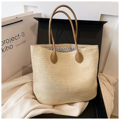 Woven Beach Tote Straw Bag
