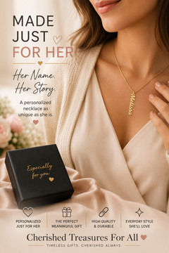 Classic Vertical Name Necklace