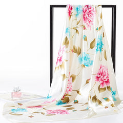 Satin Square Silk Scarf