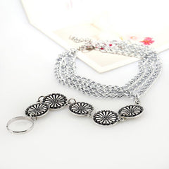 Vintage Floral Beach Anklet