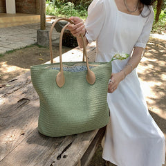 Woven Beach Tote Straw Bag