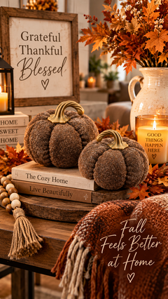 Set Of 3, 8.3x8.3x5.5 Brown Pumpkin, Pumpkin Ornament Decor For Holiday Harvest Festival Fall Festival  Thanksgiving