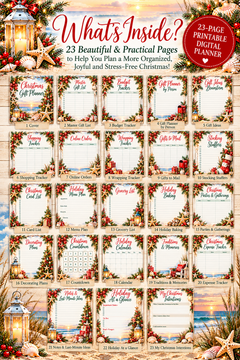 Christmas Gift Planner | Printable Holiday Organizer & Digital Download