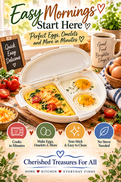 Microwave Egg & Omelet Cooker | Quick Breakfast Maker