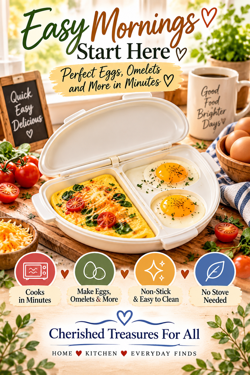 Microwave Egg & Omelet Cooker | Quick Breakfast Maker