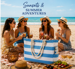 Beach Bags For Women - Large Beach Bags with Zipper Waterproof Sandproof Swim Pool Bag Large Tote
