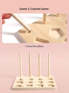 Wooden Shape Matching Board