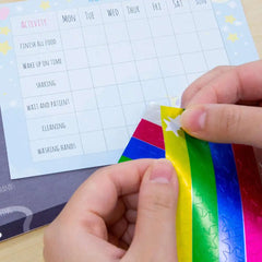 Assorted Color Foil Star Label (660/Pack)