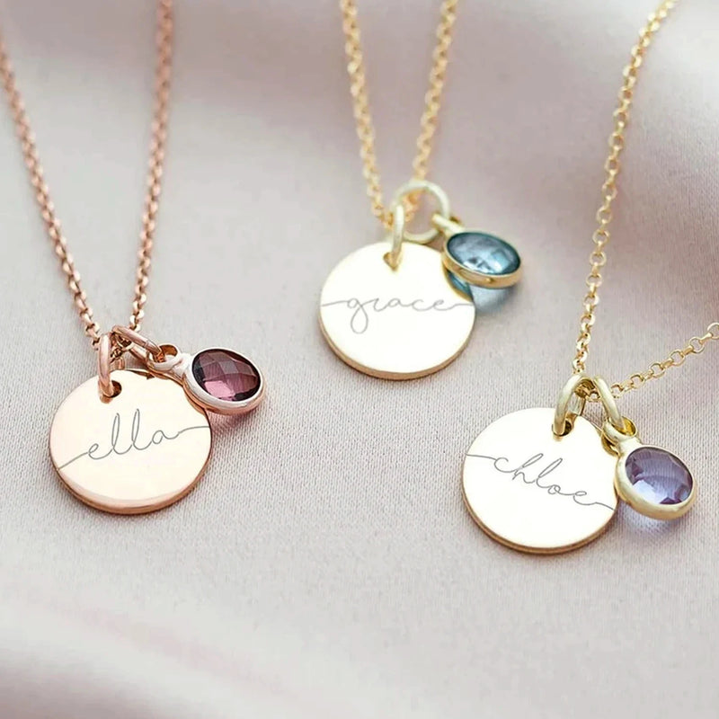 Personalized Birthstone Necklace