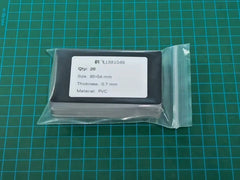 Glossy Finish Black Acetate Blank Plastic PVC Business Cards For Laser Engraving