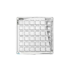 Acrylic Magnetic Seashell Display Box Seashell Storage Box Clear Acrylic Diamond Gemstone Beads Storage Display Organizer Box