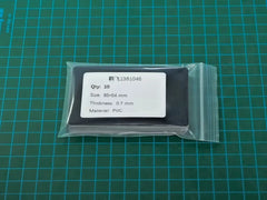 Glossy Finish Black Acetate Blank Plastic PVC Business Cards For Laser Engraving