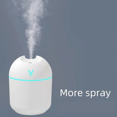 250ML USB Mini Air Humidifier Aroma Essential Oil Diffuser For Home Car Ultrasonic Mute Mist Maker Diffuser with LED Color Lamp