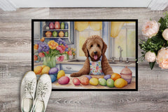 Decorating Easter Labradoodle Doormat