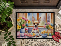 Decorating Easter Chihuahua Doormat