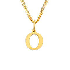 14K Stainless Steel Necklace with 26 Letters
