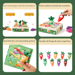Plush Carrot Pulling Toy