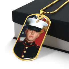 Personalized Photo Dog Tag Necklace | Custom Keepsake Gift
