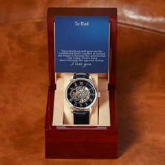 Father's Day Open Work Watch