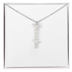 Multi-Name Verticle Necklace