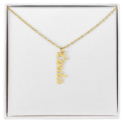 Multi-Name Verticle Necklace