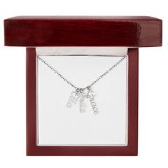 Multi-Name Verticle Necklace