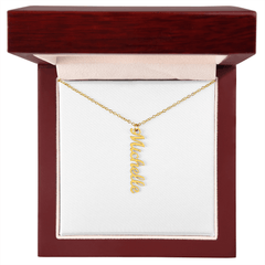 Multi-Name Verticle Necklace