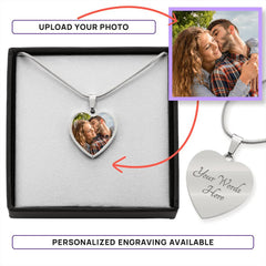 Personalized Heart Necklace