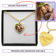 Personalized Heart Necklace