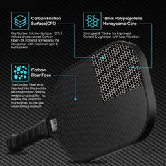 Carbon Honeycomb Beach Racket