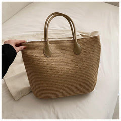 Woven Beach Tote Straw Bag