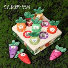 Plush Carrot Pulling Toy