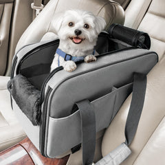 Multipurpose Console Pet Car Seat & Carrier