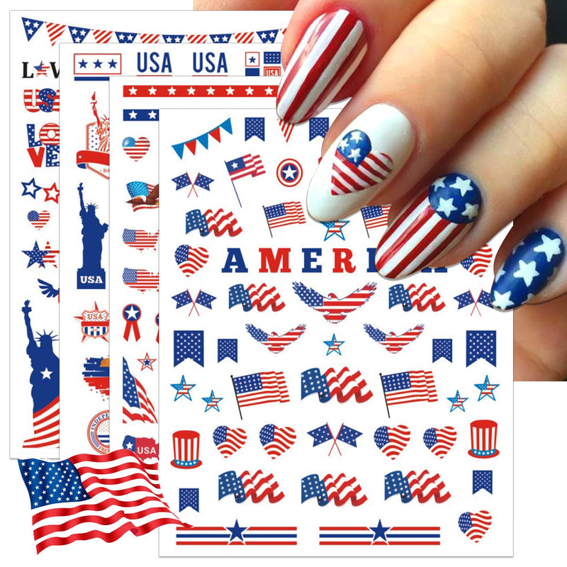 Patriotic Nail Decals