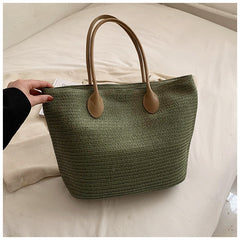 Woven Beach Tote Straw Bag