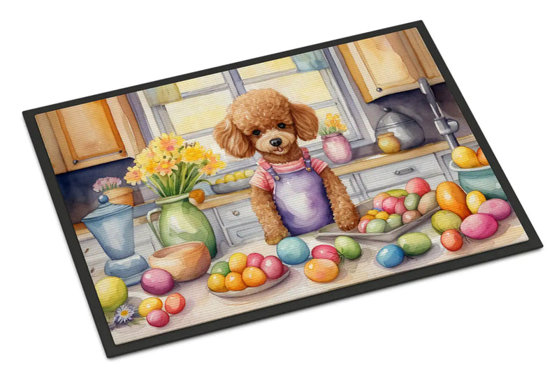 Decorating Easter Poodle Doormat