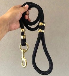 Durable Nylon Large Dog Walking Leash - Sturdy Design